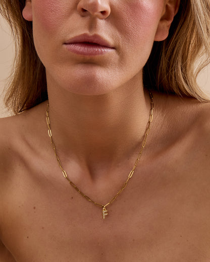 Initial ketting goud