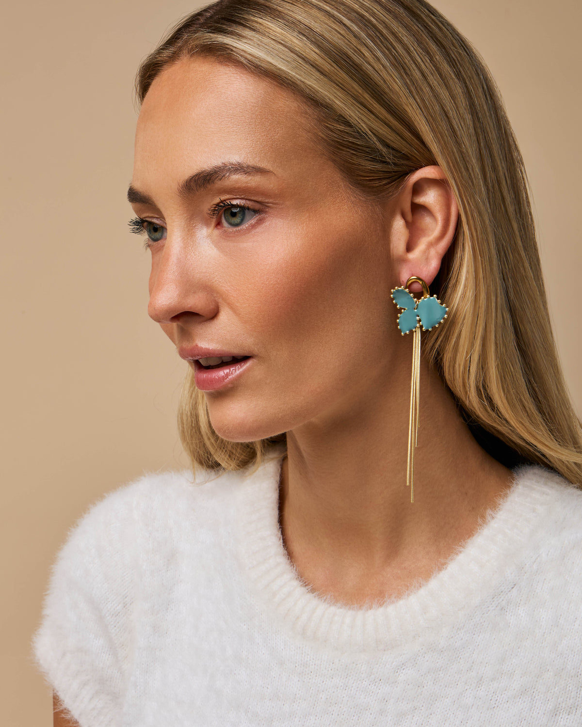 MF-ESTELLE Blue oorbellen