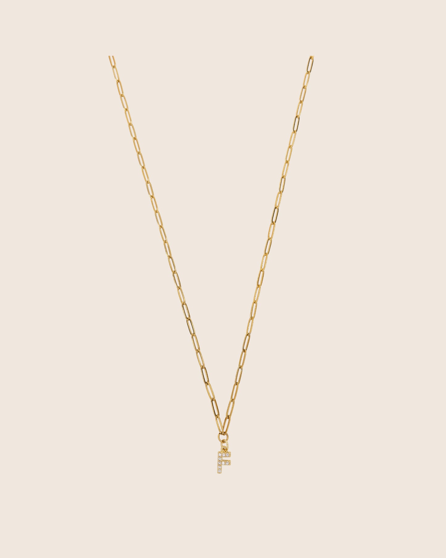 Initial ketting goud